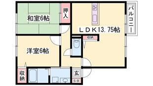 ルミエール御立の物件間取画像